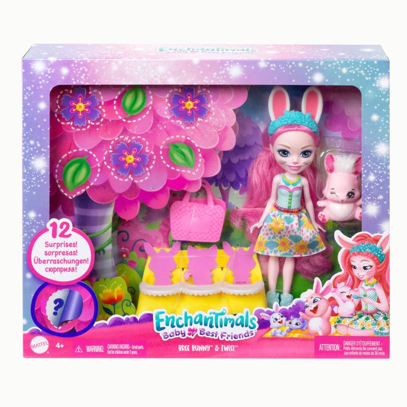 Enchantimals baby best friends lalka Bree Bunny